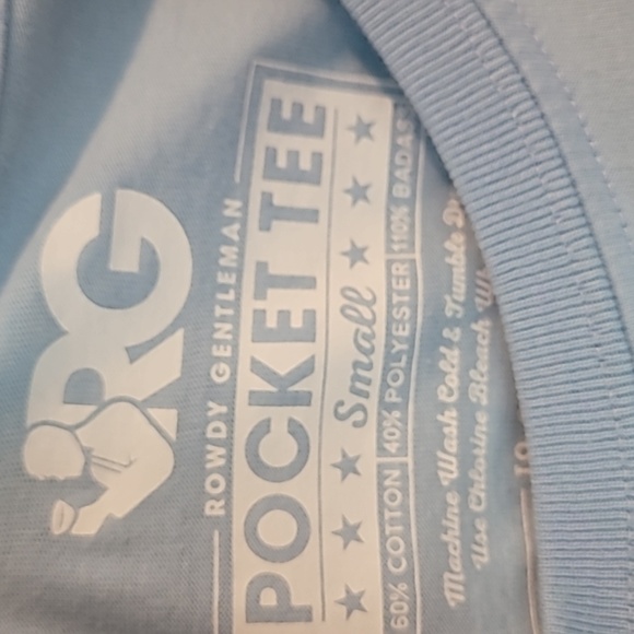 Rowdy gentleman small blue shirt - Picture 3 of 5